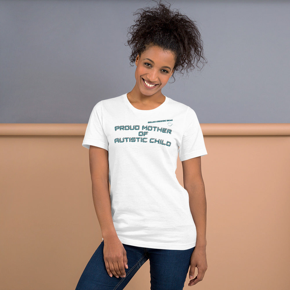 PROUD MOTHER OF AUTISTIC CHILD | PREMIUM BELLA CANVAS TEE