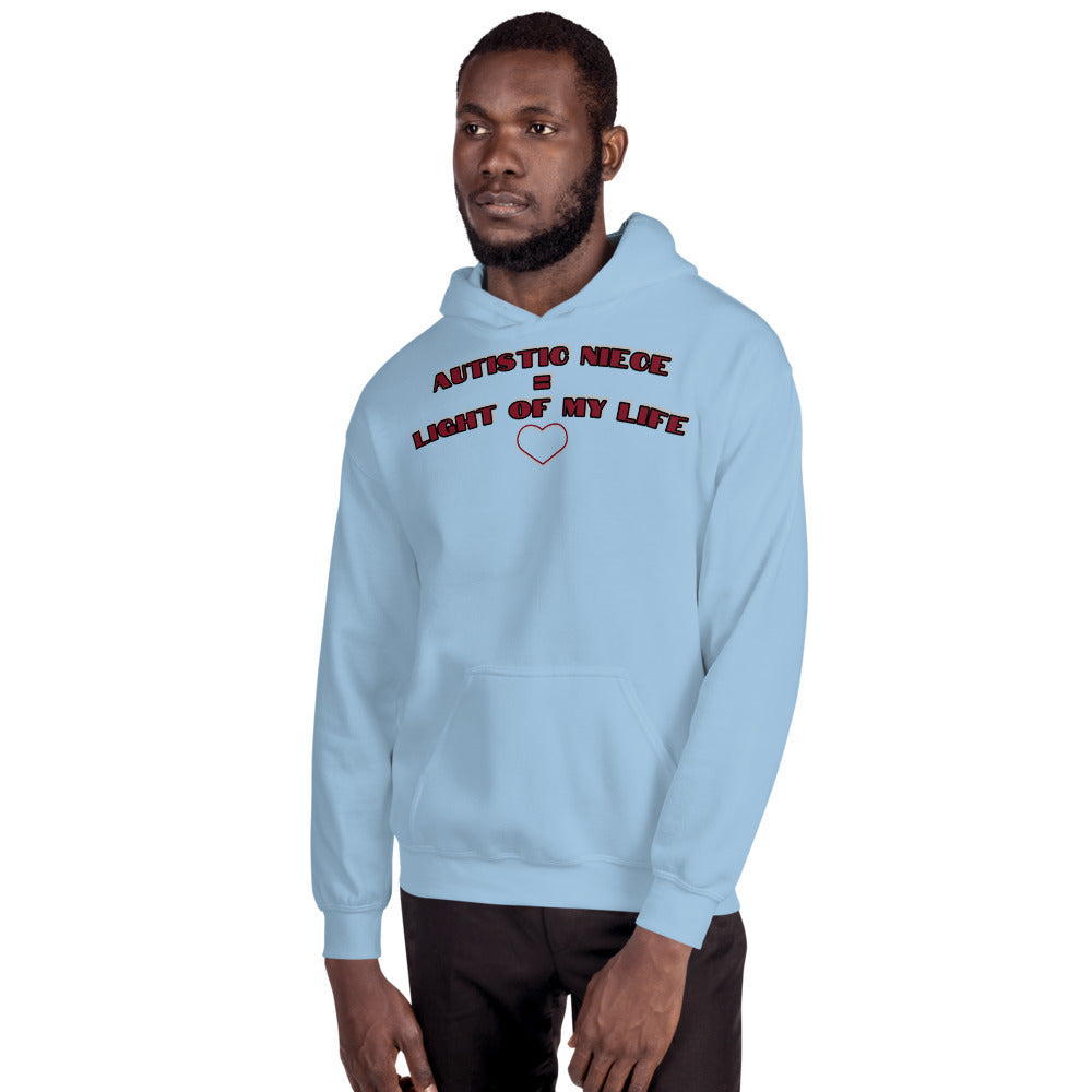 AUTISTIC NIECE = LIGHT OF MY LIFE | | LIGHT WEIGHT PREMIUM HEAVY SWEATER