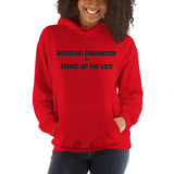 AUTISTIC DAUGHTER = LIGHT OF MY LIFE | UNISEX HEAVY DUTY PULLOVER SWEATER