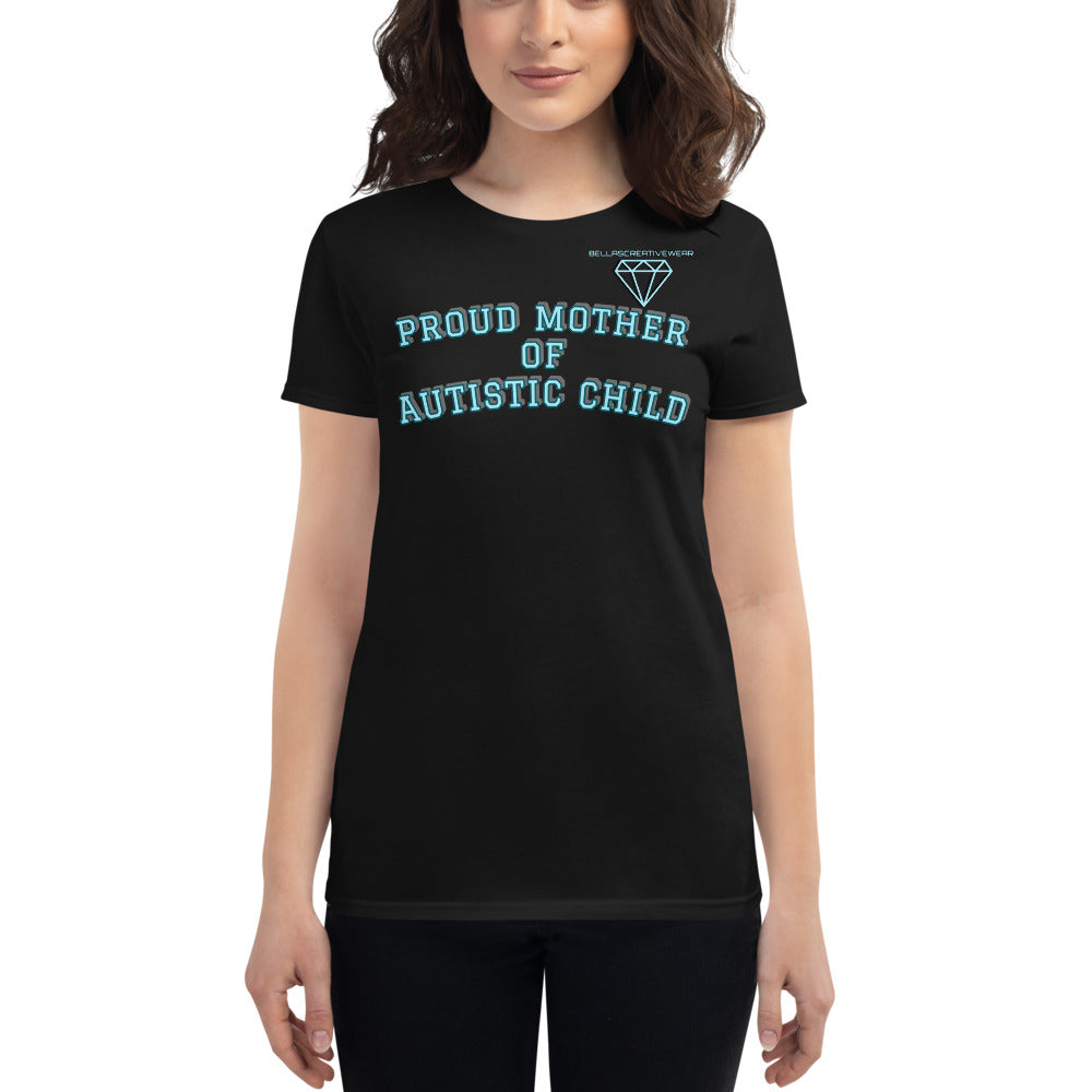 PROUD MOTHER OF AUTISTIC CHILD | PREMIUM FITTED ANVIL TEE