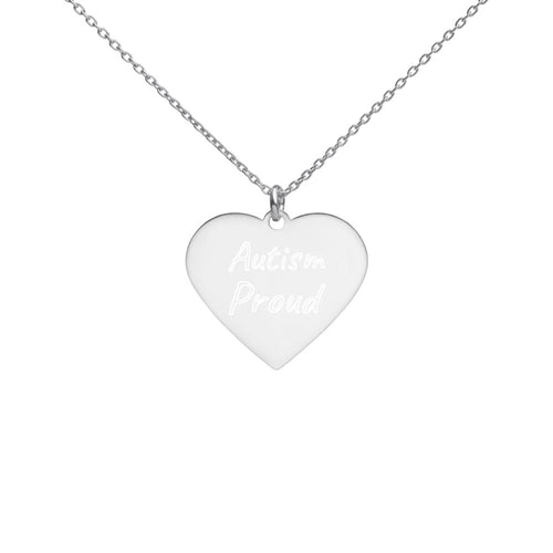 Autism Proud Engraved Necklace