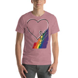 Love Autism Spectrum Rainbow | Unisex Premium Tee