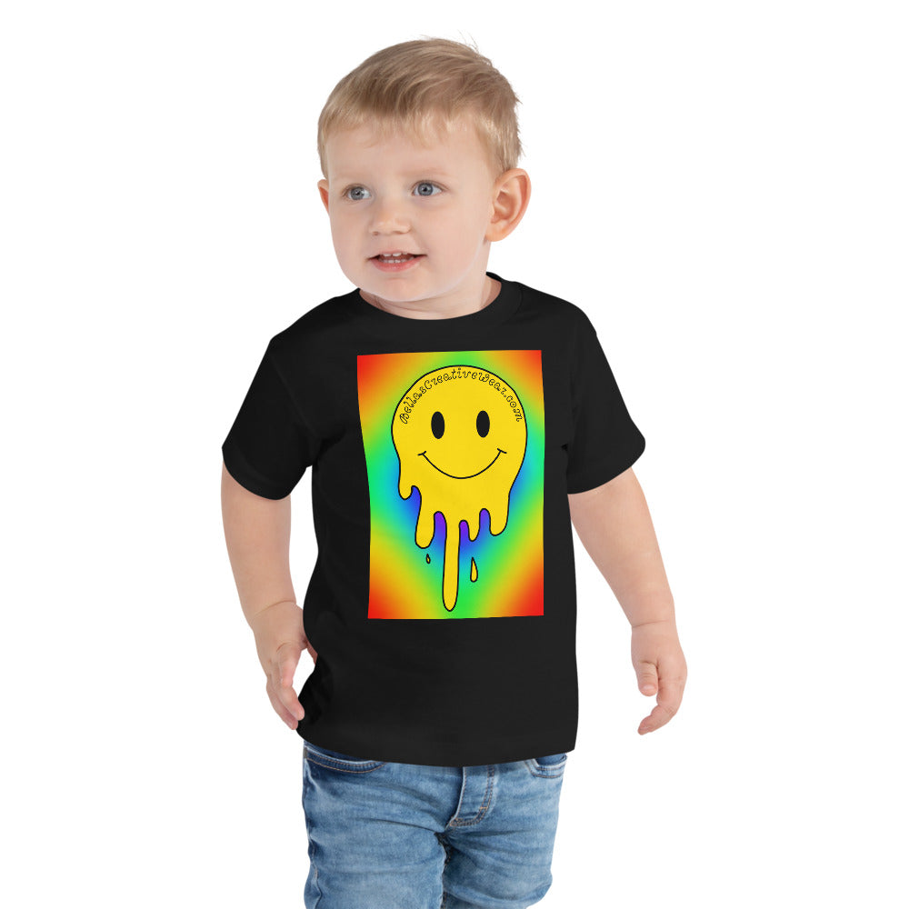 Rainbow Smiley | Toddler Tee