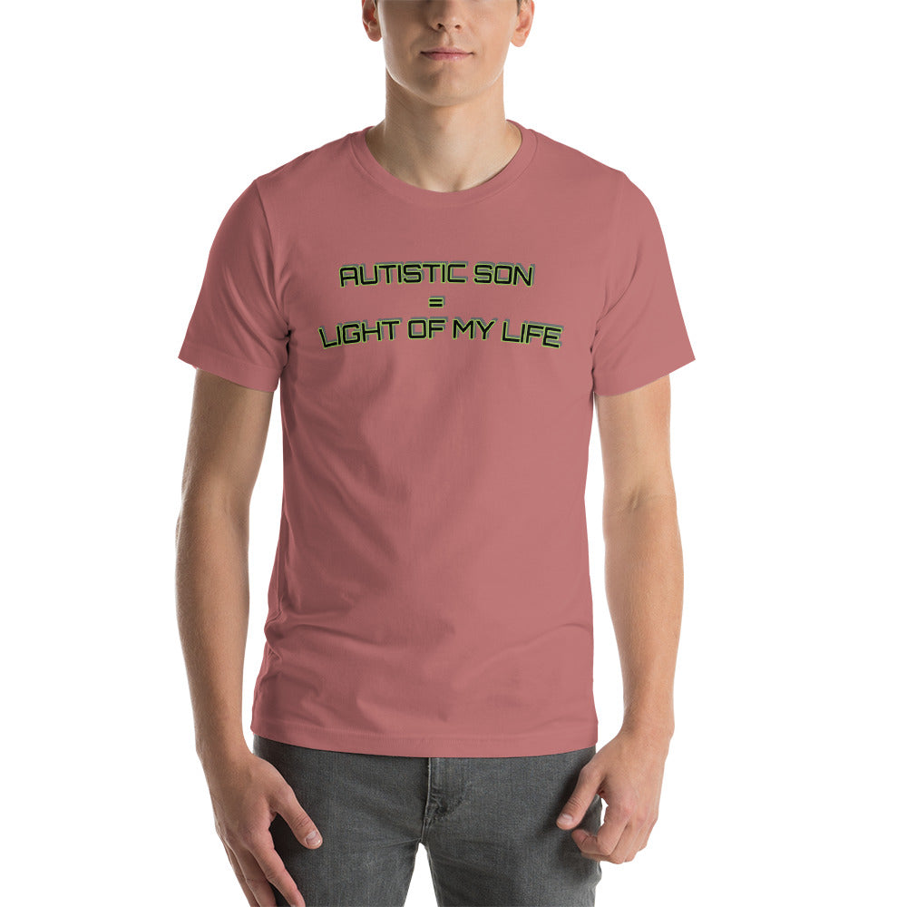 AUTISTIC SON = LIGHT OF MY LIFE | PREMIUM BELLA CANVAS TEE