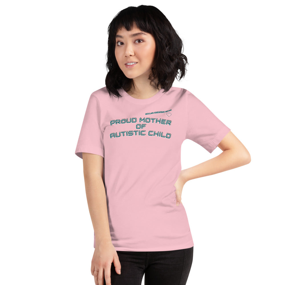 PROUD MOTHER OF AUTISTIC CHILD | PREMIUM BELLA CANVAS TEE