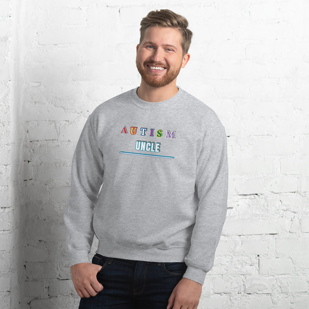 AUTISM UNCLE | BELLA CANVAS COMFORT SWEAT SHIRT