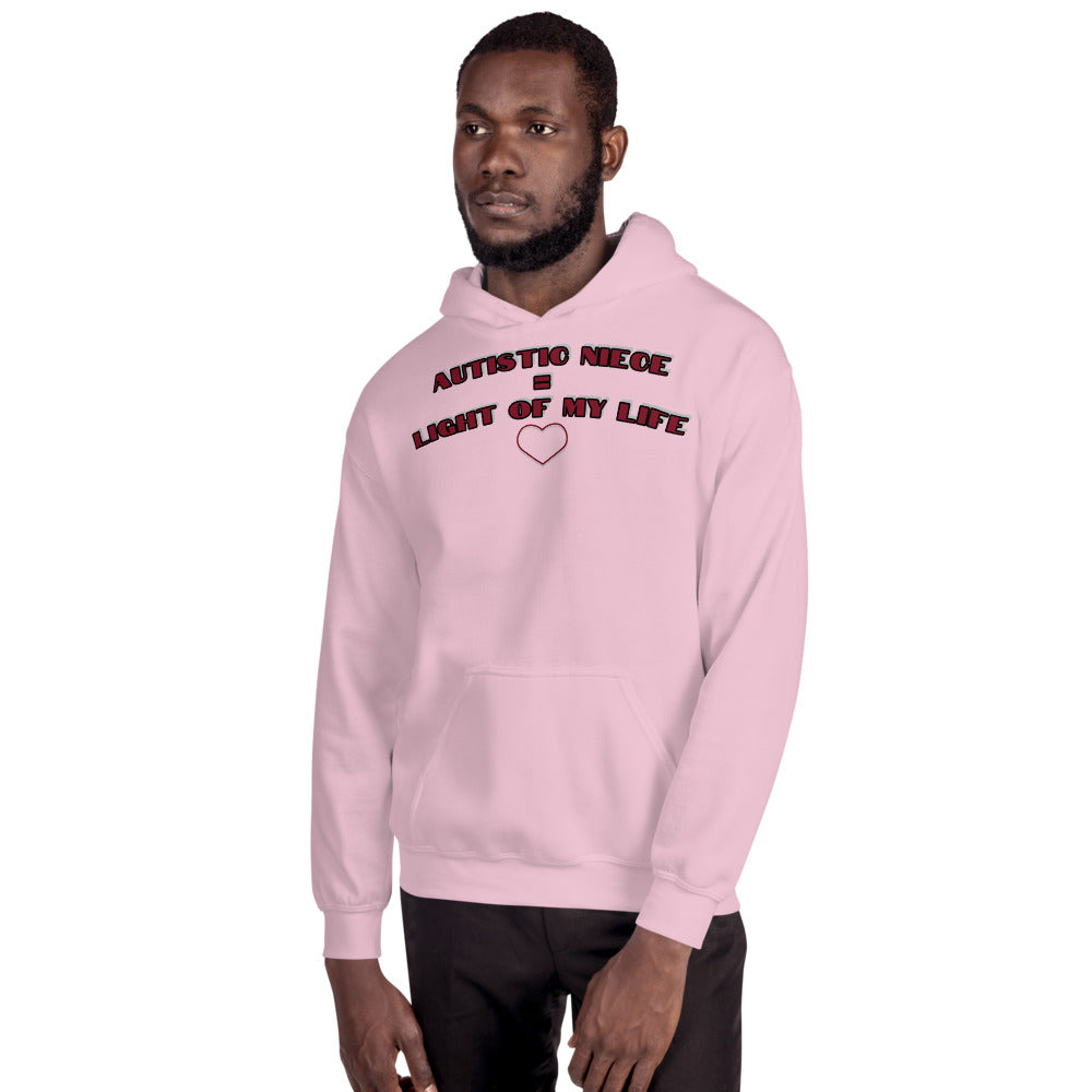AUTISTIC NIECE = LIGHT OF MY LIFE | | LIGHT WEIGHT PREMIUM HEAVY SWEATER