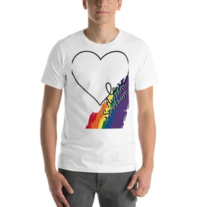 Love Autism Spectrum Rainbow | Unisex Premium Tee