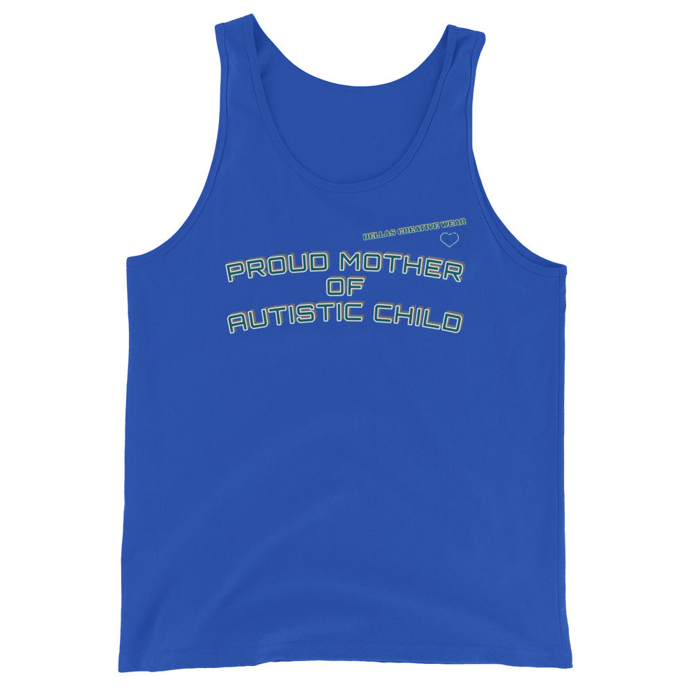 PROUD MOTHER OF AUTISTIC CHILD | PREMIUM BELLA CANVAS TANK TOP