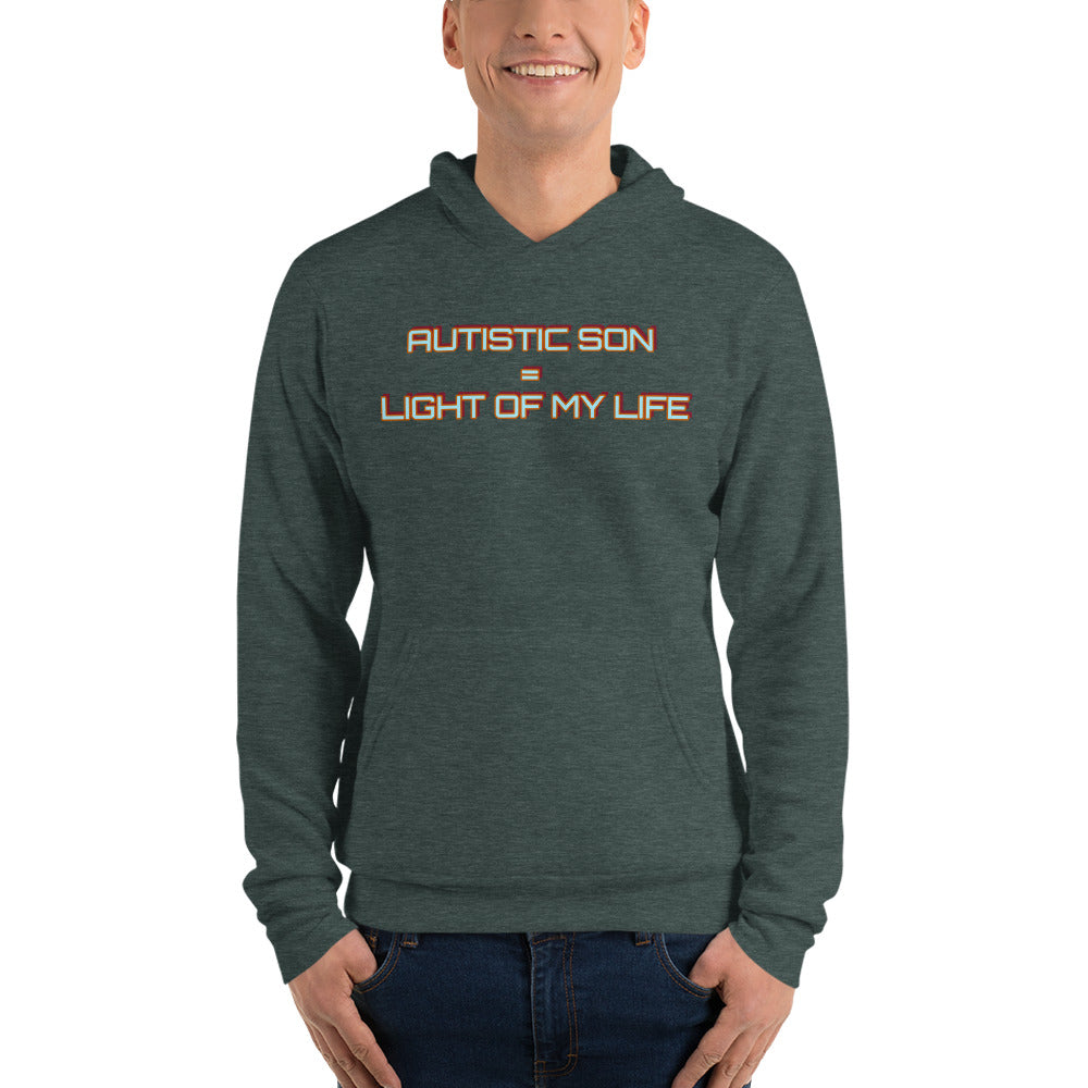 AUTISTIC DAUGHTER = LIGHT OF MY LIFE | LIGHT WEIGHT PREMIUM UNISEX SWEATER