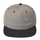 SNAP BACK HAT | AUTISTIC SON = LIGHT OF MY LIFE
