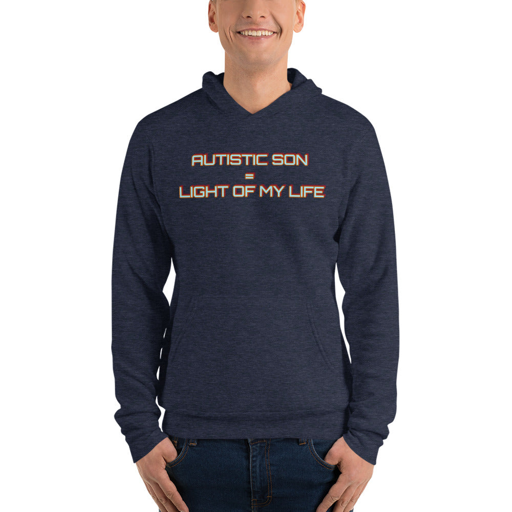 AUTISTIC DAUGHTER = LIGHT OF MY LIFE | LIGHT WEIGHT PREMIUM UNISEX SWEATER