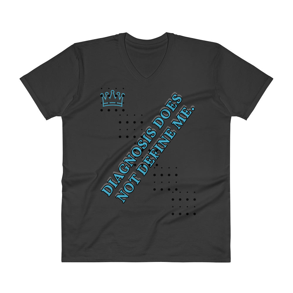 DIAGNOSIS DOES NOT DEFINE ME | V-Neck | Anvil Comfort Tee