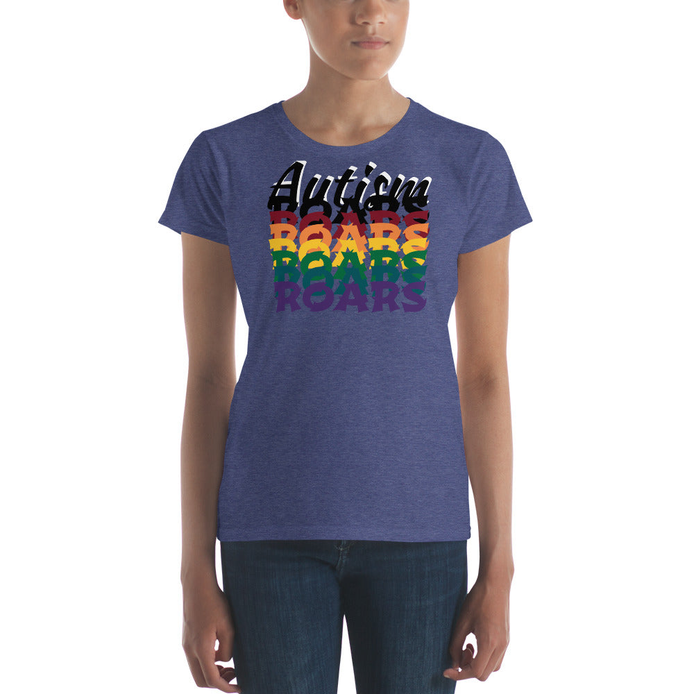 Love Autism Spectrum Rainbow | Womens Fitted Tee