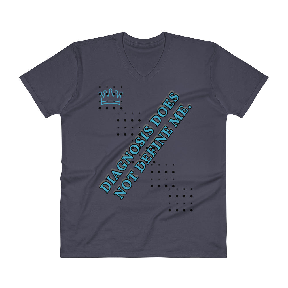 DIAGNOSIS DOES NOT DEFINE ME | V-Neck | Anvil Comfort Tee