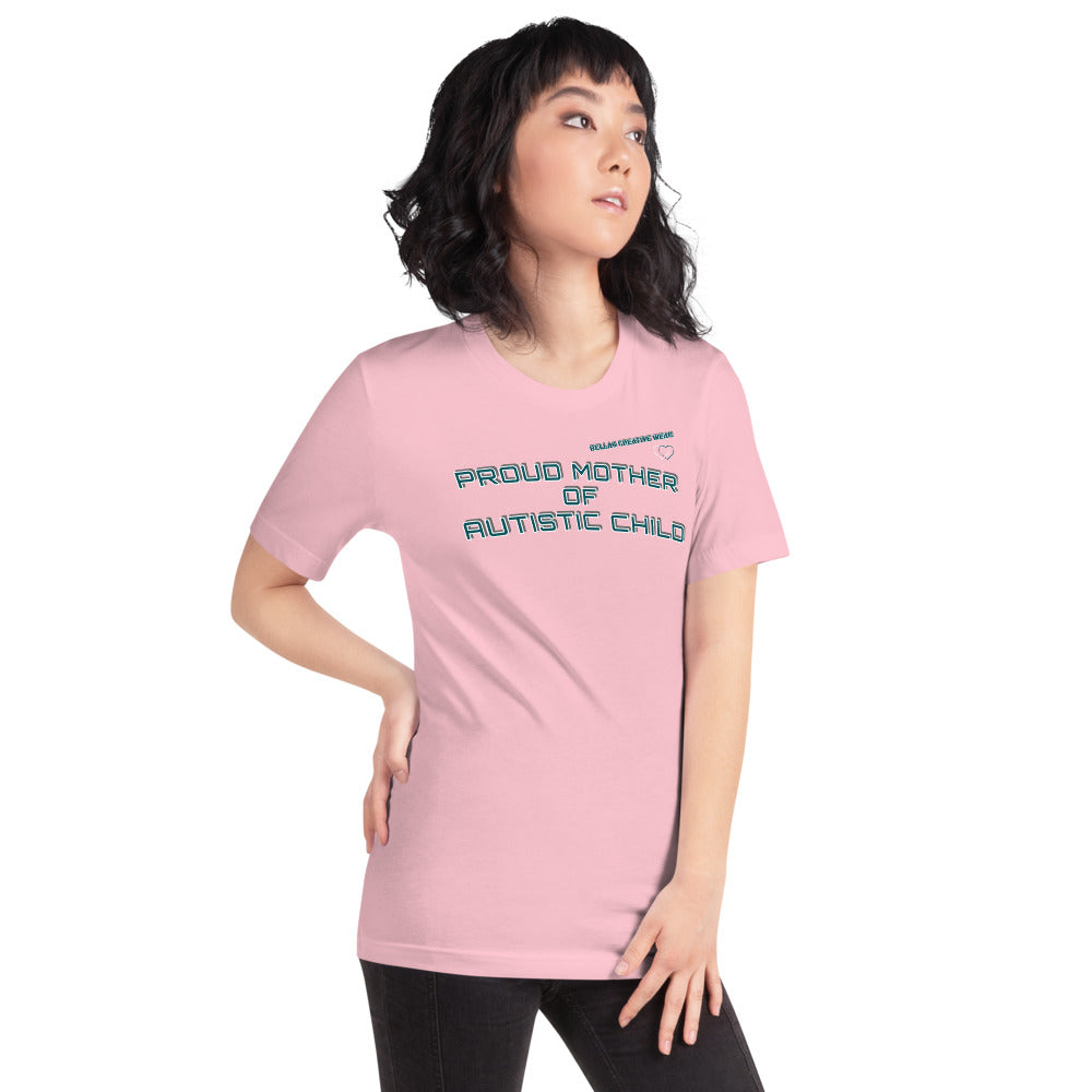 PROUD MOTHER OF AUTISTIC CHILD | PREMIUM BELLA CANVAS TEE