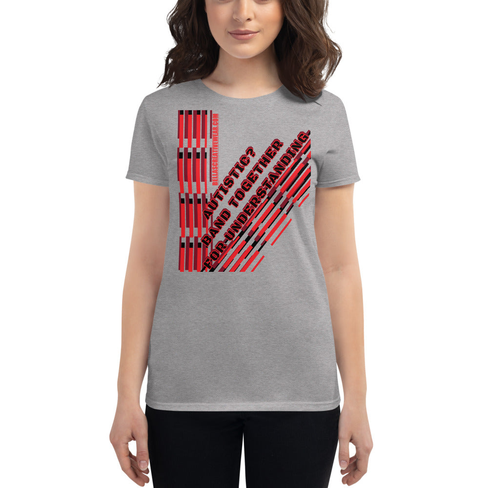 AUTISTIC? BAND TOGETHER FOR UNDERSTANDING | PREMIUM ANVIL TEE