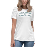 PROUD MOTHER OF AUTISTIC CHILD | PREMIUM FITTED BELLA CANVAS TEE