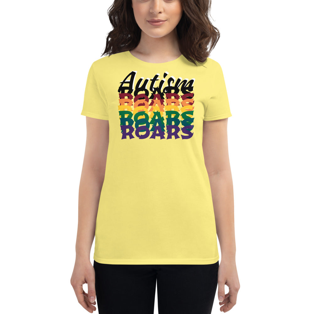 Autism ROARS | Womens Fitted Tee