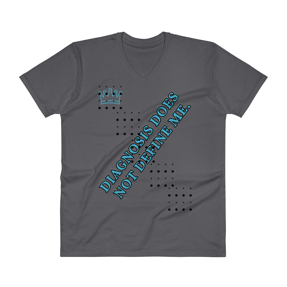 DIAGNOSIS DOES NOT DEFINE ME | V-Neck | Anvil Comfort Tee