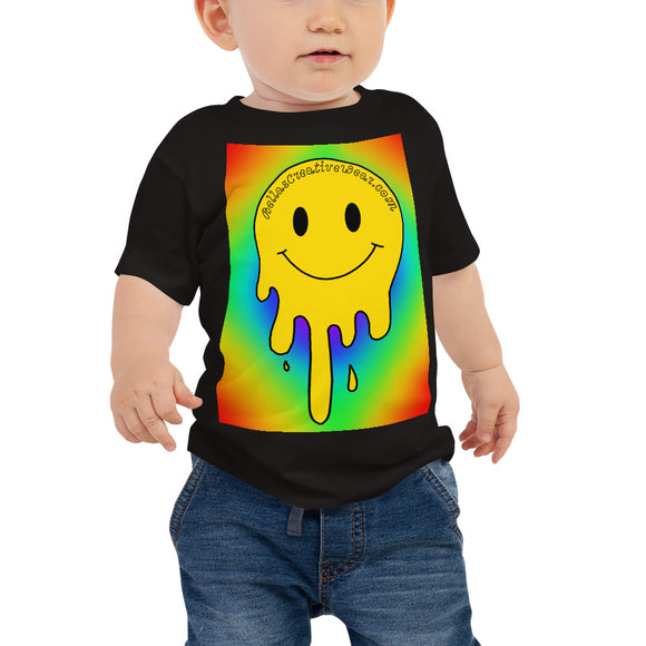 Rainbow Smiley | Baby Short Sleeve Tee