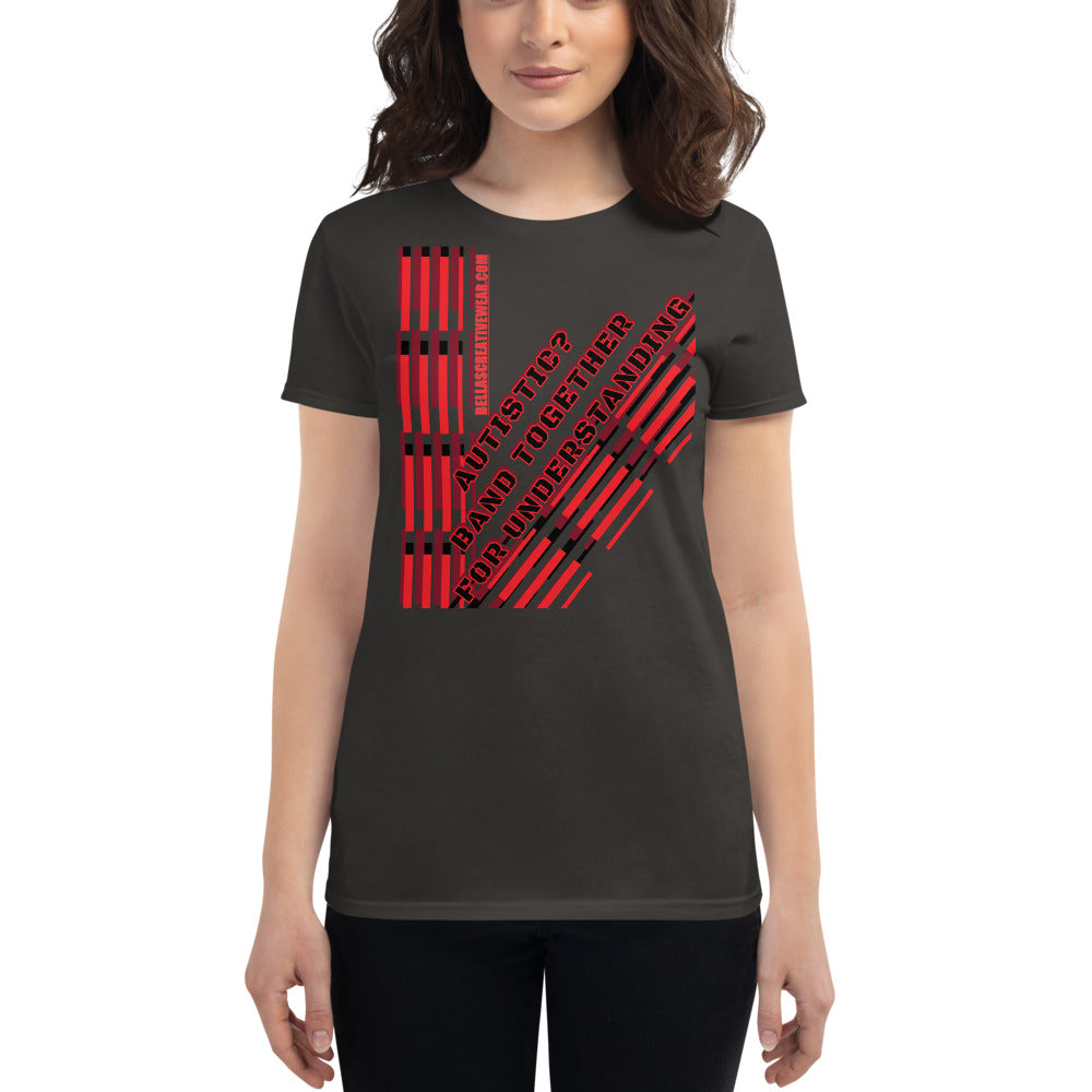 AUTISTIC? BAND TOGETHER FOR UNDERSTANDING | PREMIUM ANVIL TEE