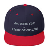 SNAP BACK HAT | AUTISTIC SON = LIGHT OF MY LIFE